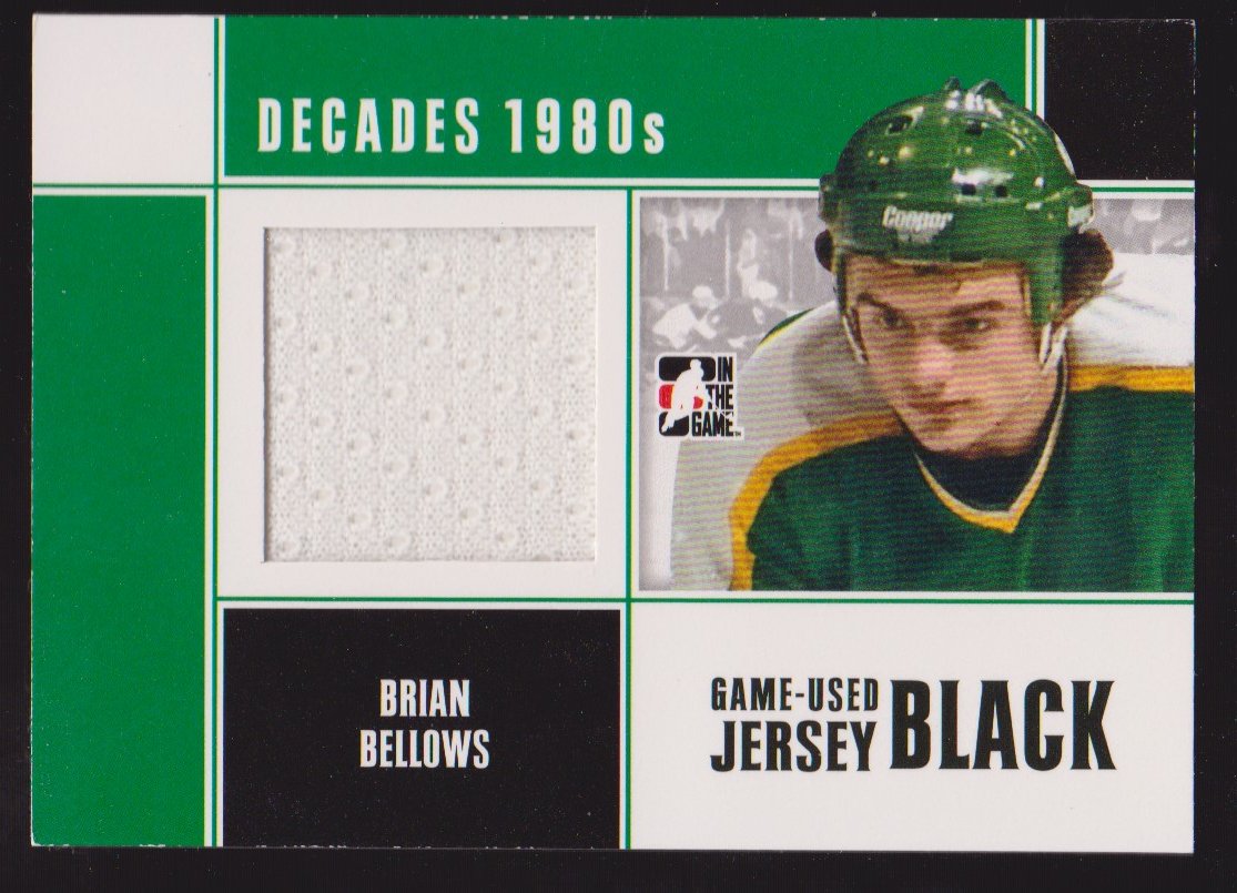 2010-11 ITG Decades 1980s Jerseys Black #M11 Brian Bellows (image for) 2010-11 ITG Decades 1980s Jerseys Black #M11 Brian Bellows